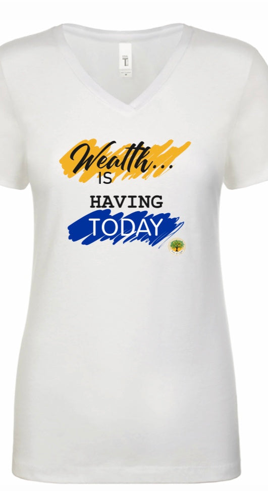 Wealth is Having Today